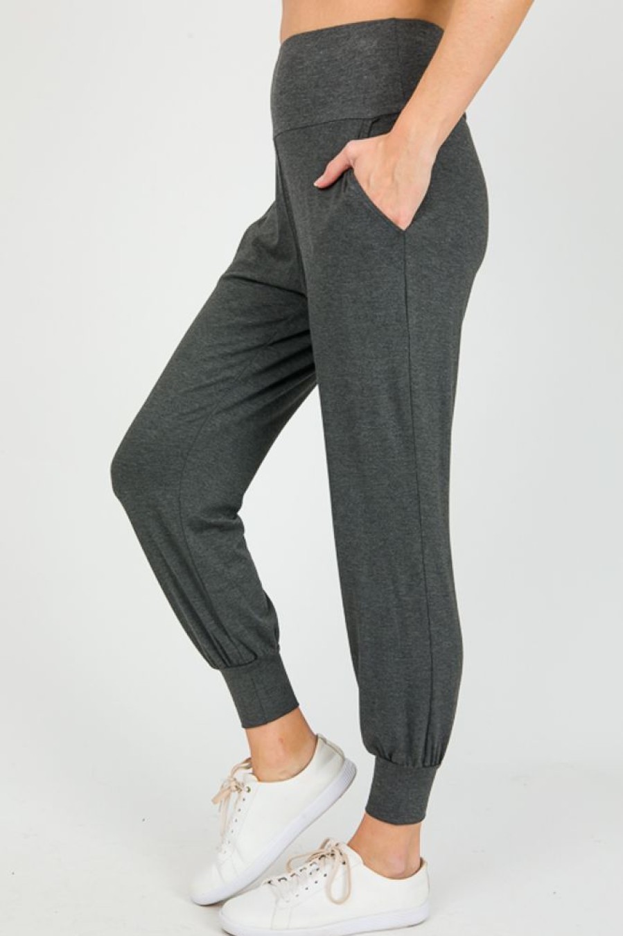 Cherish Pants & Leggings | Knit Joggers, Charcoal