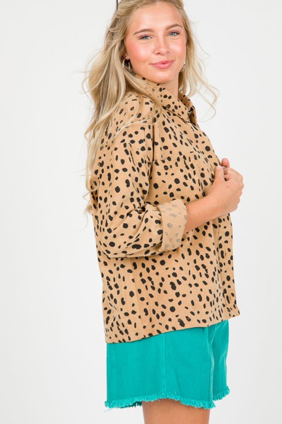 Jodifl Jackets / Coats / Vests / Blazers | Spotty Jacket, Taupe