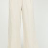 Umgee Pants & Leggings | Double Fray Linen Pants, Oatmeal