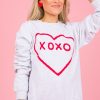 Wknder 3/4 & Long Sleeve | Xoxo Sweatshirt, Ash