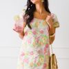 Thml Dresses W/ Sleeves | Full Bloom Jacquard Dress, Pink