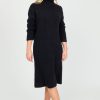 Sundayup Maxi & Midi | Rib Sweater Dress Midi, Black