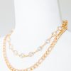 Golden Stella Jewelry | Crystal Chain Necklace, Gold