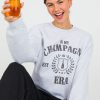 alphia 3/4 & Long Sleeve | Champagne Era Sweatshirt, Ash