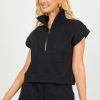 Entro Shorts | Quilted Shorts Set, Black