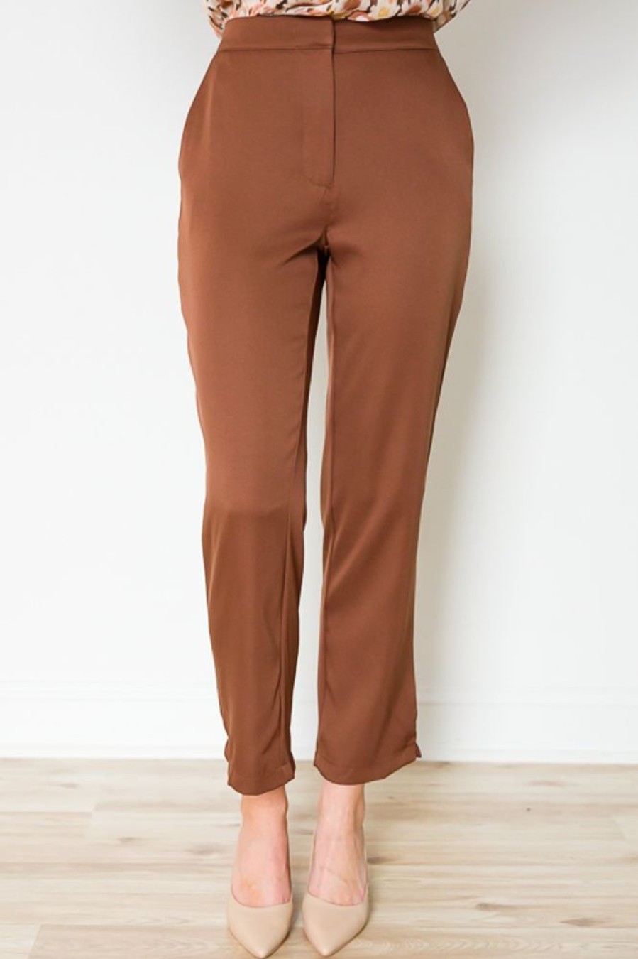 Hyfve Pants & Leggings | Margot Pants, Brown