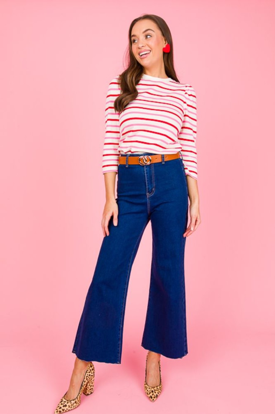 Annie Wear Jeans | Shay Wide Leg Jeans, Dark