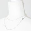 Golden Stella Jewelry | Karoline Clip Chain Necklace, Silver