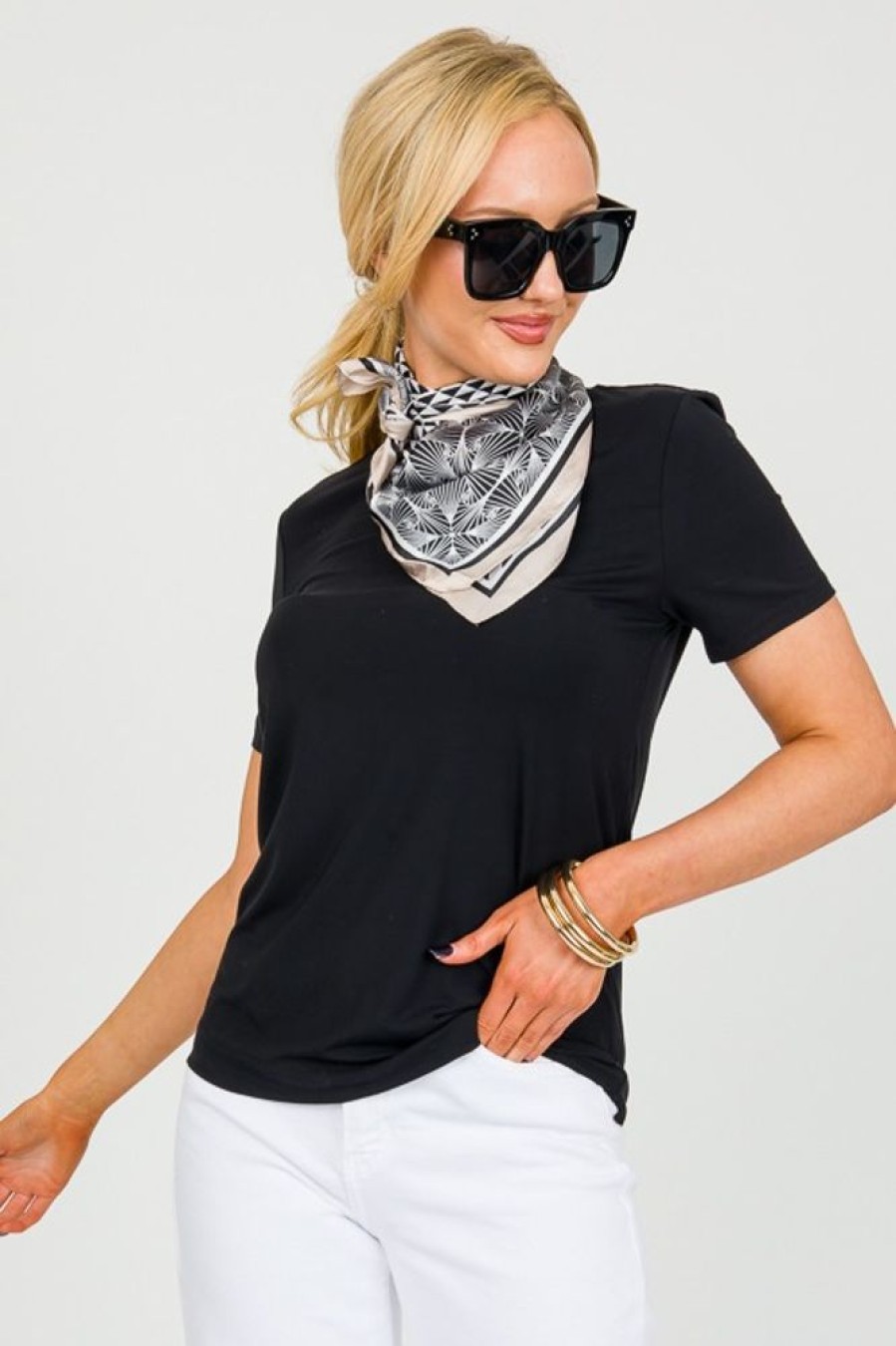 be cool Short Sleeve & Sleeveless | Bamboo Modal Tee, Black