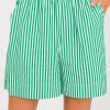 KARLIE Shorts | Karlie Stripe Shorts, Green