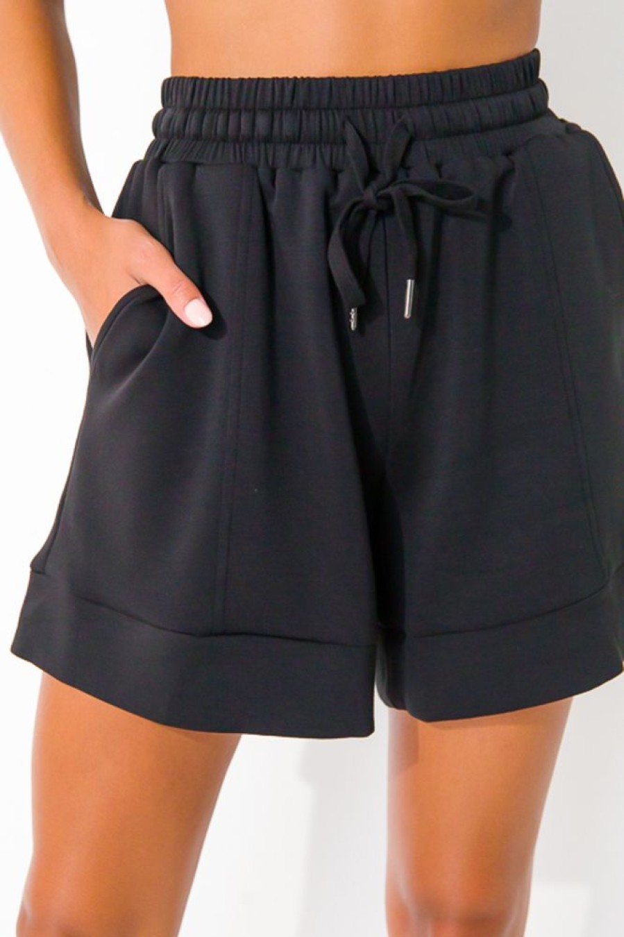 See and Be Seen Shorts | Soft Casual Shorts, Black