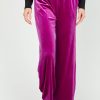 She + Sky Pants & Leggings | Va Va Velvet Pants, Magenta