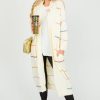 Le Lis 3/4 & Long Sleeve | Multi Stripe Cardigan, Cream Multi