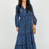 Jast Apparel Maxi & Midi | Paisley Maxi, Black/Blue