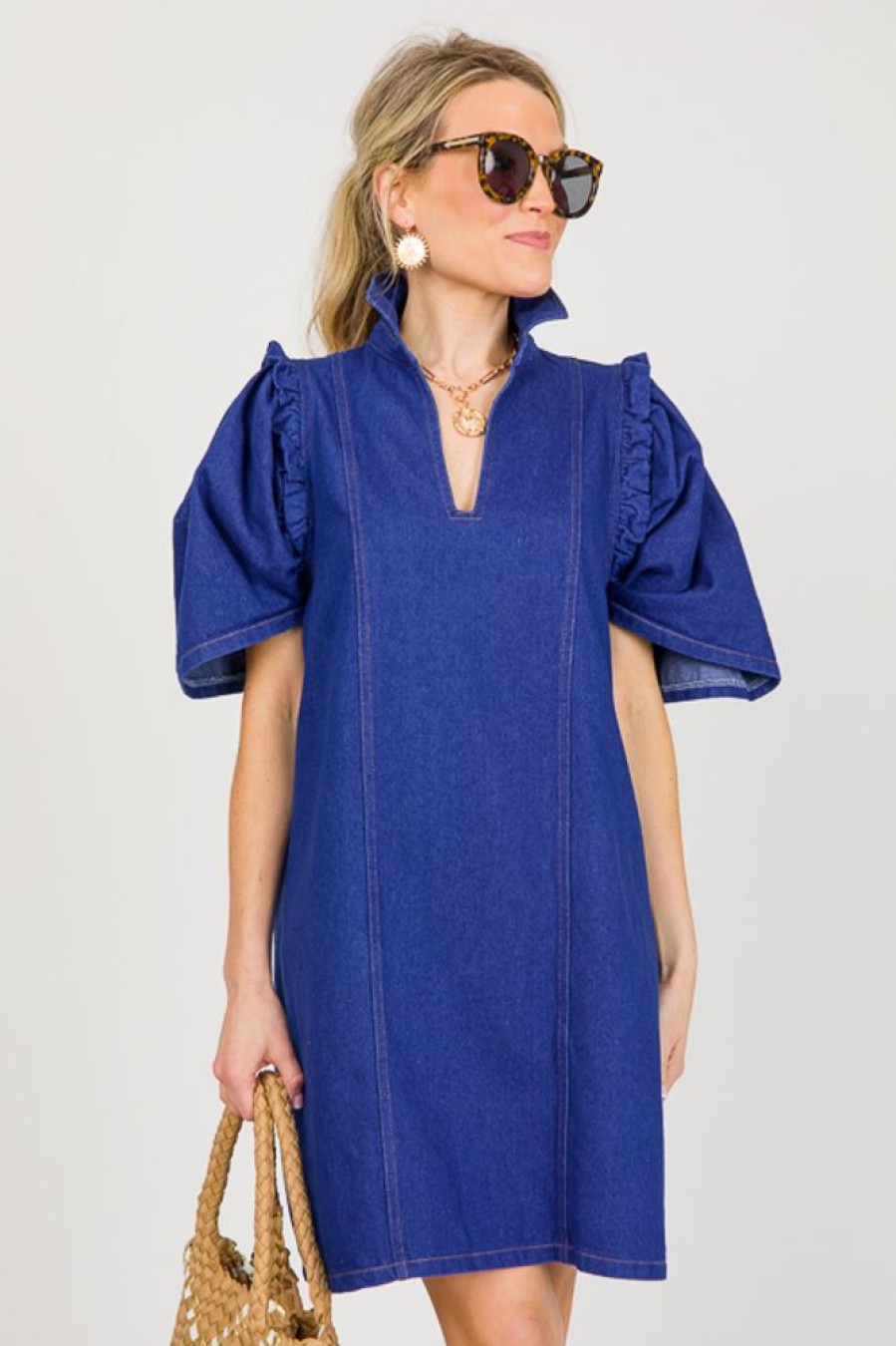 Entro Dresses W/ Sleeves | Rory Denim Dress