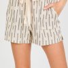 Fun 2 Fun Shorts | Side Line Shorts, Ivory