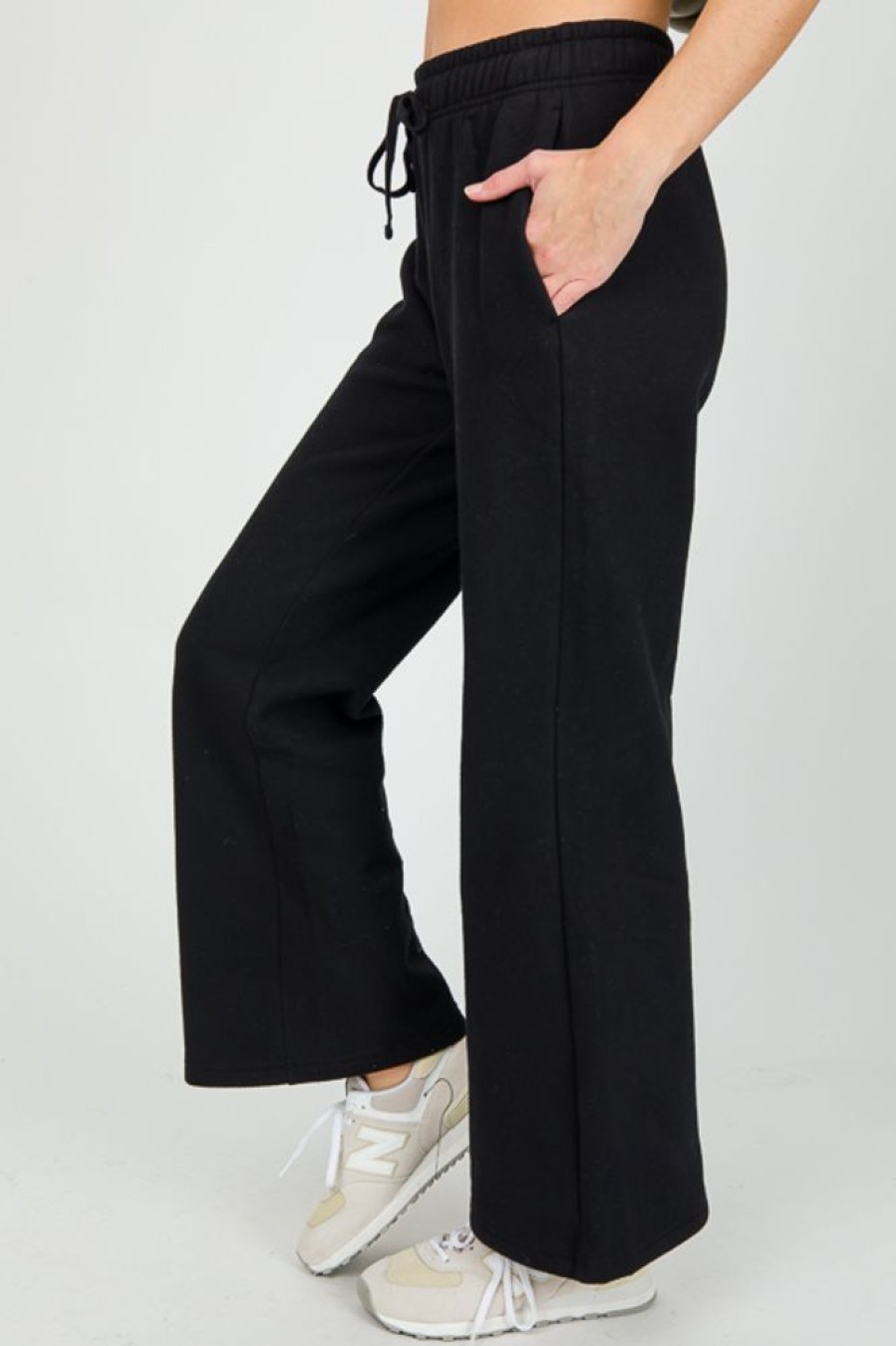 Hyfve Pants & Leggings | Wide Leg Sweatpants, Black