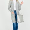 Active Basic 3/4 & Long Sleeve | Berkley Cardigan, H. Grey