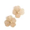 Golden Stella Jewelry | Brass Filigree Flower Earring