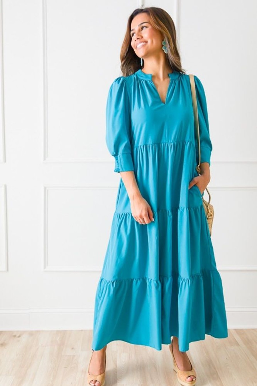 Entro Maxi & Midi | Marion Maxi, Turquoise