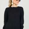 Oddi 3/4 & Long Sleeve | Noelle Sweater, Black