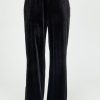 Cotton Bleu Pants & Leggings | Von Velvet Pants, Black