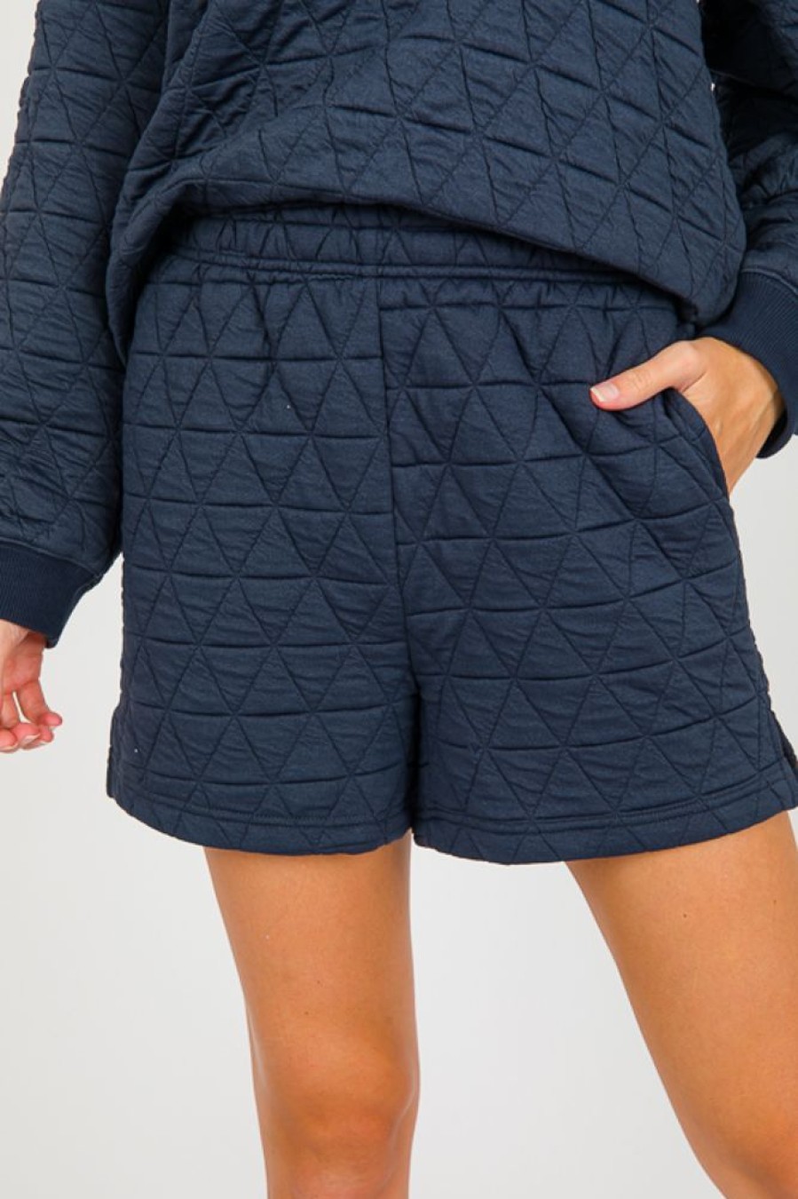 Things Between Shorts | Soft Quilted Set, Midnight Blue