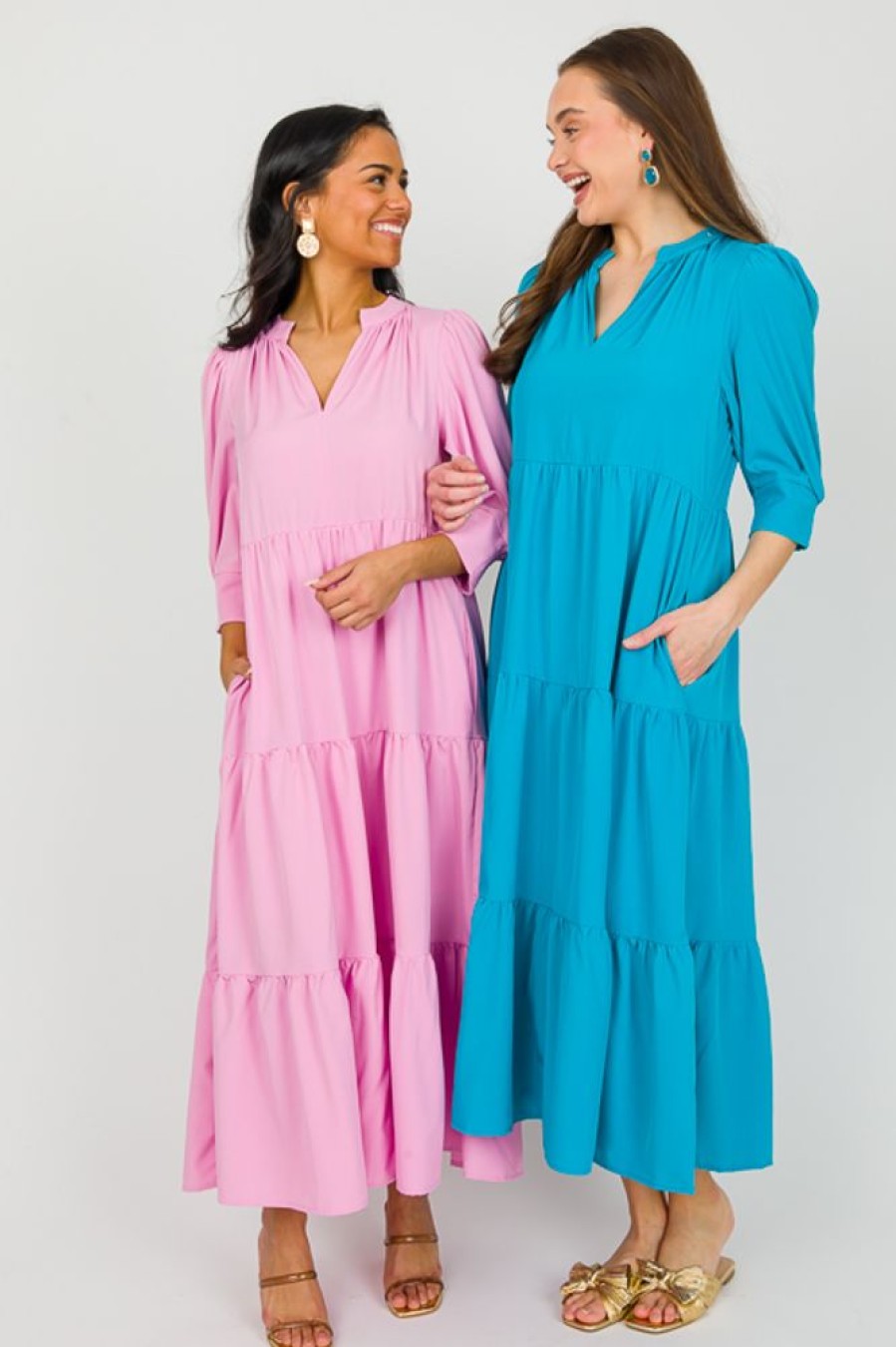 Entro Maxi & Midi | Marion Maxi, Pink