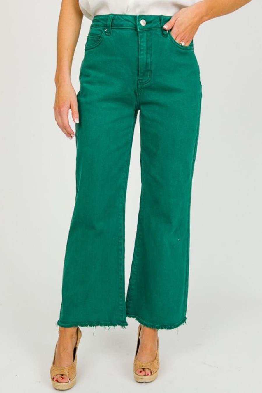 Zenana Jeans | Alma Jeans, Dk. Green