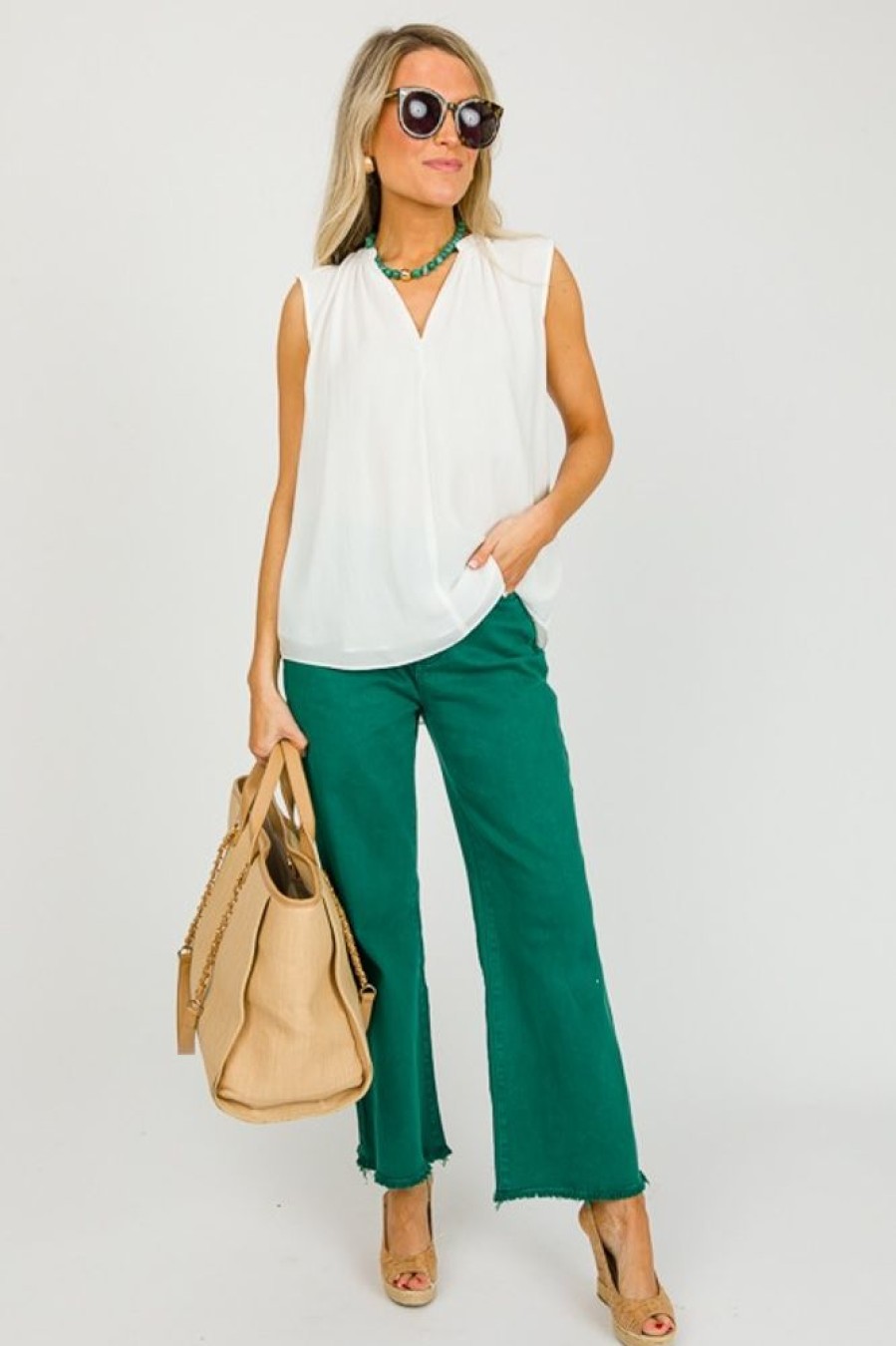 Zenana Jeans | Alma Jeans, Dk. Green