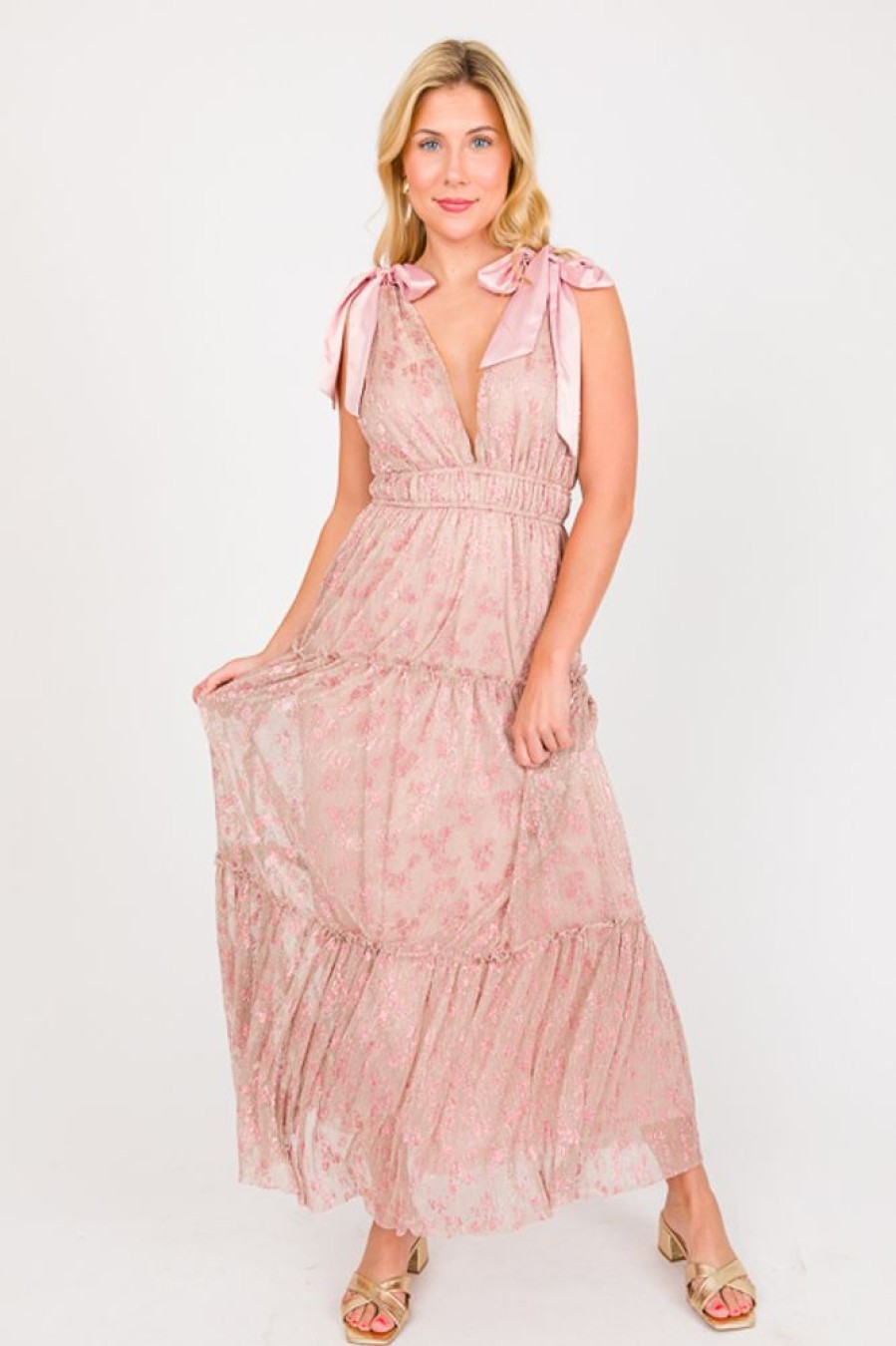 Storia Maxi & Midi | Enchanted Evening Midi, Pink Silver