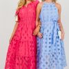 Umgee Maxi & Midi | Remi Checker Maxi, Cherry Red